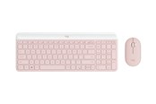 Tastatur - Logitech Slim Wireless Combo MK470 - Tastatur & Mus sæt - Universal - Pink - 920-011322