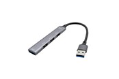 USB hub - I-Tec USB 3.0 Metal HUB USB hub - 4 ports - Grå - U3HUBMETALMINI4