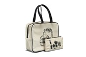 Anden personlig pleje - Secrets 2-part cosmetic bag set in cotton - 10485