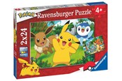 Puslespil - Ravensburger Pokémon 2x24p - 05668