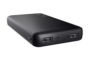 Powerbank - Trust Primo Compact Powerbank - Sort - 15000 mAh - 24677