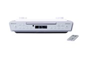 Mikrosystem - Lenco KCR-150WH - FM Kitchen Radio with CD player and Bluetooth® - White - KCR-150WH