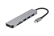 Dockingstation - Gembird Cablexpert - docking station - USB-C 3.1 Gen 1 - HDMI - A-CM-COMBO6-02