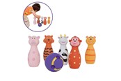 Babylegetøj - LUDI Baby bowling Animals - 3455