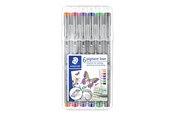 Skrive- og Tegneværktøjer - Staedtler STAEDTLER Pigment 0,5mm. ass. farver - 30805-SSB6