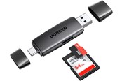 Hukommelseskort - adapter og kortlæser - UGREEN Multifunction Card Reader - Black - 80191