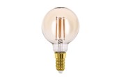 Lyskilder - EGLO LED pære G60 Globe 4W/822 350 lumen amber E14 - 110061