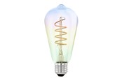 Lyskilder - EGLO LED pære ST64 Spiral 4W (21W) 1800K Dæmpbar Violet E27 - 110209