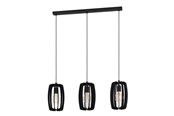 Lamper - EGLO Bajazzara Langbord 3L E27 Sort - 900505