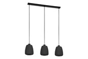 Lamper - EGLO BARLASTON langbordspendel, sort/grå - 43962