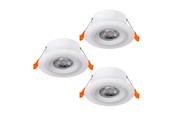 Lamper - EGLO CALONGE indbygningsspots Ø100 mm, hvid, 3-pak - 900913