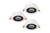 Lamper - EGLO Calonge Indbyg Sæt 3L Ø100 Sort - 900915