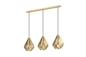 Lamper - EGLO CARLTON LANGBORD 3XE27 GULD - 43909