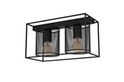Lamper - EGLO Catterick Loft 2L E27 Sort - 43772