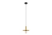 Lamper - EGLO ESCANDELL pendel, sort/børstet messing - 900731