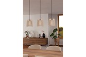 Lamper - EGLO Fattoria Langbord 3L E27 Sort/Brun/Hvid - 900903