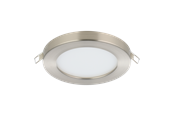 Lamper - EGLO FUEVA FLEX indbygningsspot Ø117 mm, 3000K, børstet stål - 900933