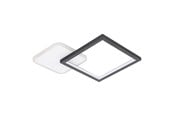 Lamper - EGLO GAFARES loftlampe med fjernbetjening 330x330 mm, 3000-6500K, hvid/sort - 900422