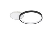 Lamper - EGLO GAFARES loftlampe med fjernbetjening 450x290 mm, 3000-6500K, hvid/sort - 900421