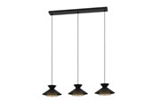Lamper - EGLO Grizedale Langbord 3Xe27 Sort/Bm - 43886