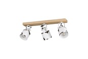 Lamper - EGLO Kilburn Skinne 3Xe27 Natur/Hvid-Natur - 43923