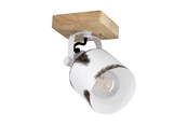 Lamper - EGLO Kilburn Væg/Loft E27 Natur/Hvid-Natur - 43921
