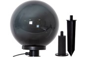 Lamper - EGLO Monterollo Smoke Udendørs Kugle E14 Ø300 M/Spyd Sort-Transp. - 900202