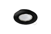 Lamper - EGLO PENETO indbygningsspot Ø78 mm, LED 4,6W 3000K, sort - 900751
