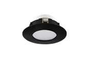 Lamper - EGLO Pineda Indbyg. Ø78 4,9W 460Lm 3000K Ip44 Sort Starr - 900743