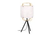 Lamper - EGLO Surfleet Bord E27 Hvid/Bambus - 43934