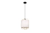 Lamper - EGLO SURFLEET pendel, træ/hvid - 43874