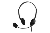 Hovedtelefoner/headset - Deltaco Stereo Headset On-Ear Microphone - HL-21
