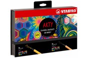Hobby artikler - STABILO ARTY kreativt sæt 68 penne, Point 88 & Pen 68 34 af hver - 204096