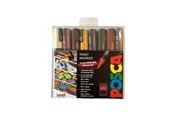 Hobby artikler - POSCA  marker sæt PC-5M, 8 ass. DEEP farver - 401615