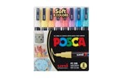 Hobby artikler - POSCA  marker sæt Soft farver, PC-3M 8 ass. - 401612
