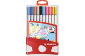 Hobby artikler - STABILO Pen 68 Colorparade, sæt med 20 pensel penne - 204023