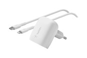 Mobil - Adaptere & Opladere - Belkin BOOST CHARGE power adapter - 24 pin USB-C - 20 Watt - WCA006VF1MWH-B5