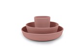 Baby Udstyr - Filibabba Silicone dinner set - Rose - FI-02253