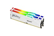 RAM - Kingston FURY Beast RGB DDR5-5600 - 32GB - CL40 - Dual Channel (2 pcs) - Intel XMP - Hvid med RGB - KF556C40BWAK2-32