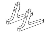 Vægbeslag, AV-Beslag & AV-Møbler - LG ST-653T - stand - for LCD display - Max - recommended for 65" - ST-653.AL