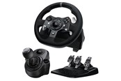 Spil tilbehør - Logitech G920 Driving Force + Driving Force Shifter Bundle - Wireless Wheel, gamepad and pedals set - Microsoft Xbox One - 1129175