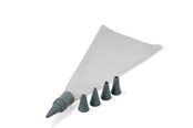 Køkkentilbehør - Funktion Piping bag 5 nozzles grey - 222100