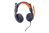 Hovedtelefoner/headset - Logitech Zone Learn On Ear Wired Headset for Learners USB-C - headphones with mic - replacement - 981-001367