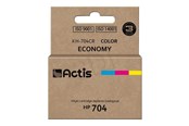 Blæk, Toner & Forbrugsstoffer - Actis KH-704CR - colour (cyan magenta yellow) - remanufactured - ink cartridge (alternative for: HP 704 HP CN693AE) - KH-704CR