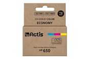 Blæk, Toner & Forbrugsstoffer - Actis standard KH-650CR - colour (cyan magenta yellow) - remanufactured - ink cartridge (alternative for: HP 650 HP CZ102AE) - KH-650CR