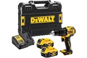 Skrue/Boremaskine - Dewalt DCD709P2T-QW 18V XR Compact Brushless Hammer Drill Driver (2 X 5 Ah) - DCD709P2T-QW
