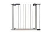 Baby Udstyr - BabyDan Premier sikkerhedsgitter med 1 forlænger, sølv, 79,5-86,5 cm - 500933
