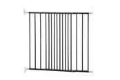 Baby Udstyr - BabyDan MultiDan sikkerhedsgitter, sort, 62,5-106,8 cm - 500839