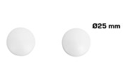 Beslag & hængsler - Home>it wooden knob Ø25 mm white oak 2 pcs - 12807