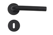 Beslag & hængsler - Home>it Door Handle With L-handle 19 mm Matte Black - 13334